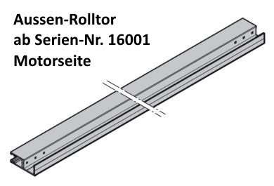 Führungsschiene FS 110 für Hörmann RollMatic Aussenrolltor