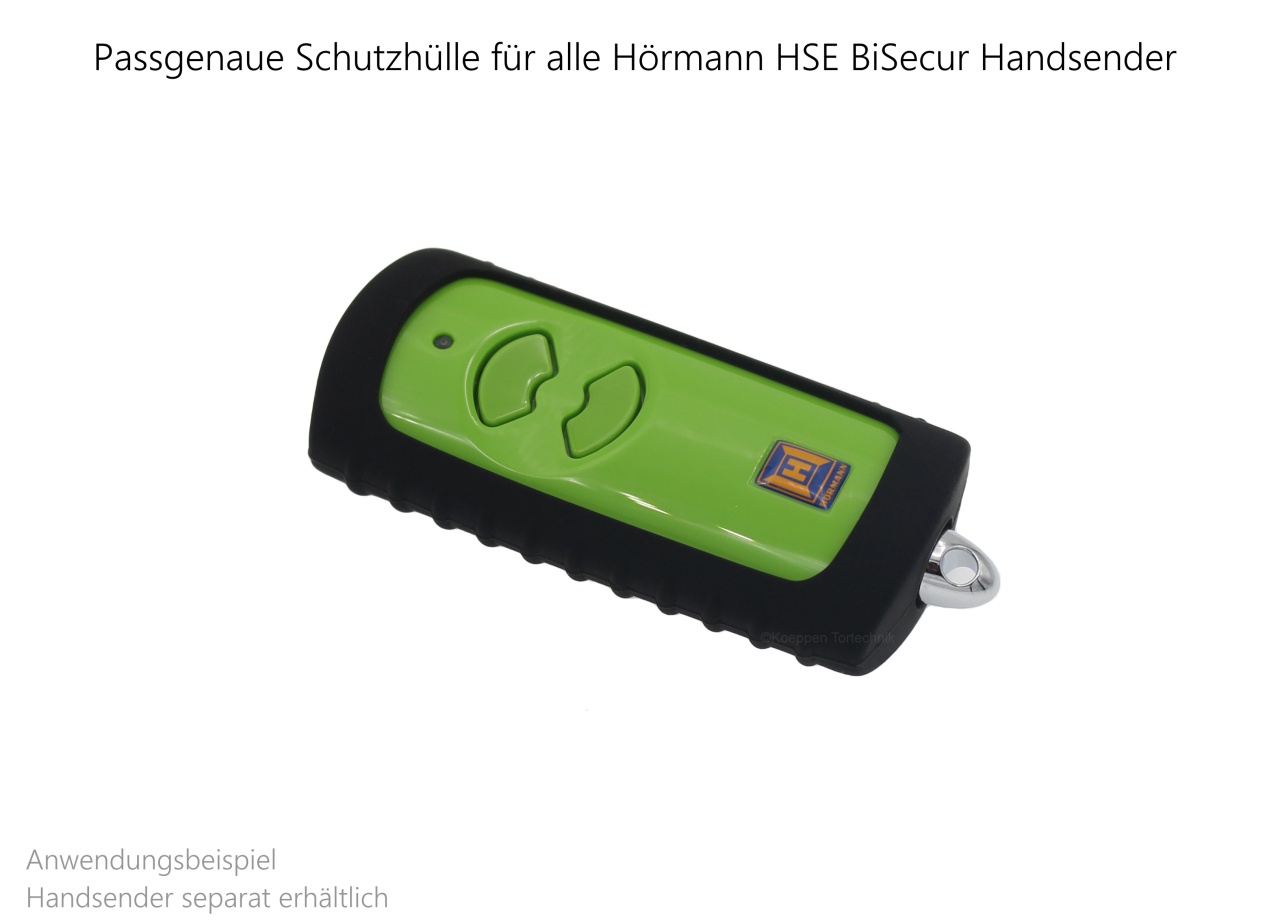 Handsender Hülle Hörmann schwarz für HSE Handsender BiSecur - Hörmann /  Novoferm Ersatzteile günstig für Tore und mehr
