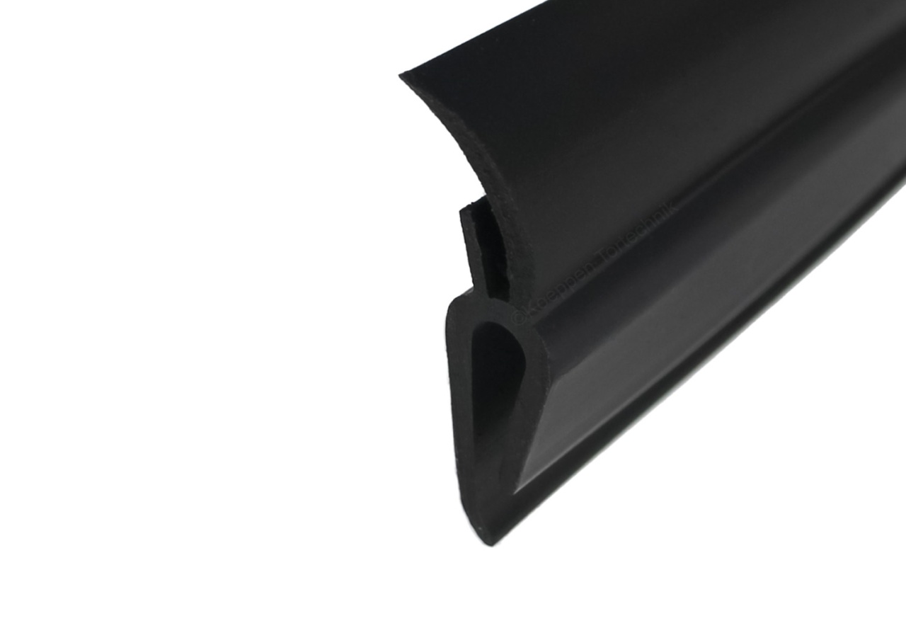 Seitendichtung flach, grau aus Hart PVC mit flex. Elastomer - Hörmann /  Novoferm Ersatzteile günstig für Tore und mehr