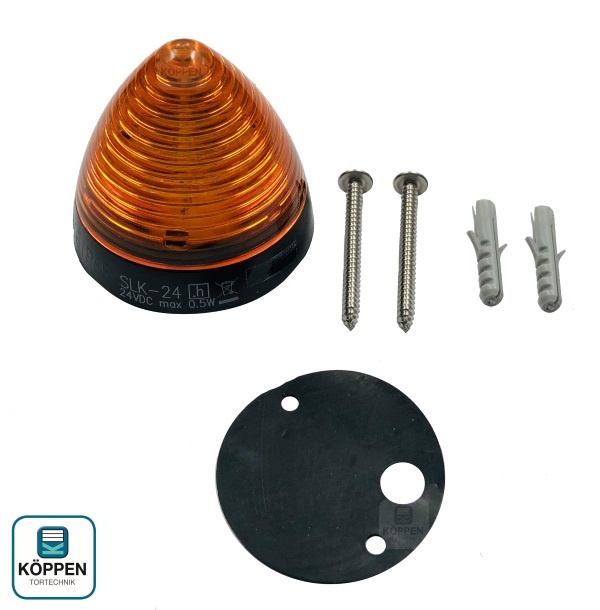 LED 195E-230RT: LED-Signalleuchte, 10 mm, rot, 230 V, Kunstst., Ø22 mm, 40  mcd bei reichelt elektronik