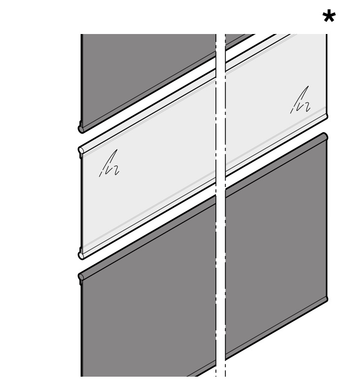 Behangsektion antistatisch für Schnelllauftore V4014, V5015